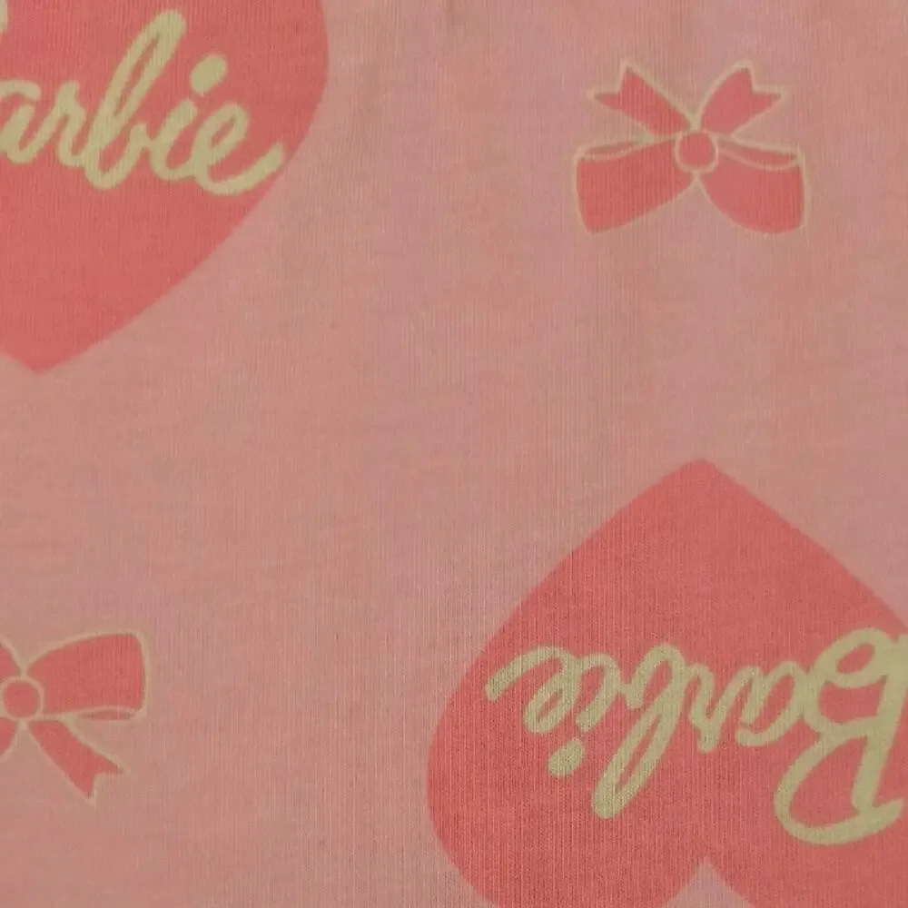 H&M + Barbie Short Sleeve Jersey Dress, Size 5T/6 EUC